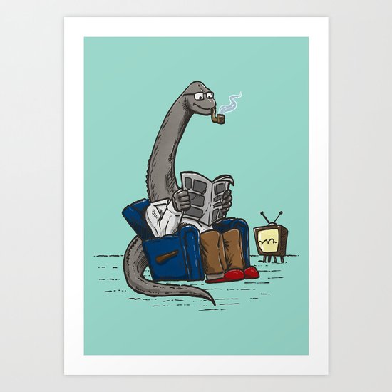 The Dadasaurus Art Print