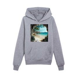 Escape to Paradise Kids Pullover Hoodies