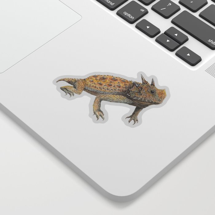 Horned Lizard Sticker