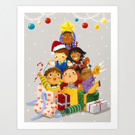 Christmas tree Art Print