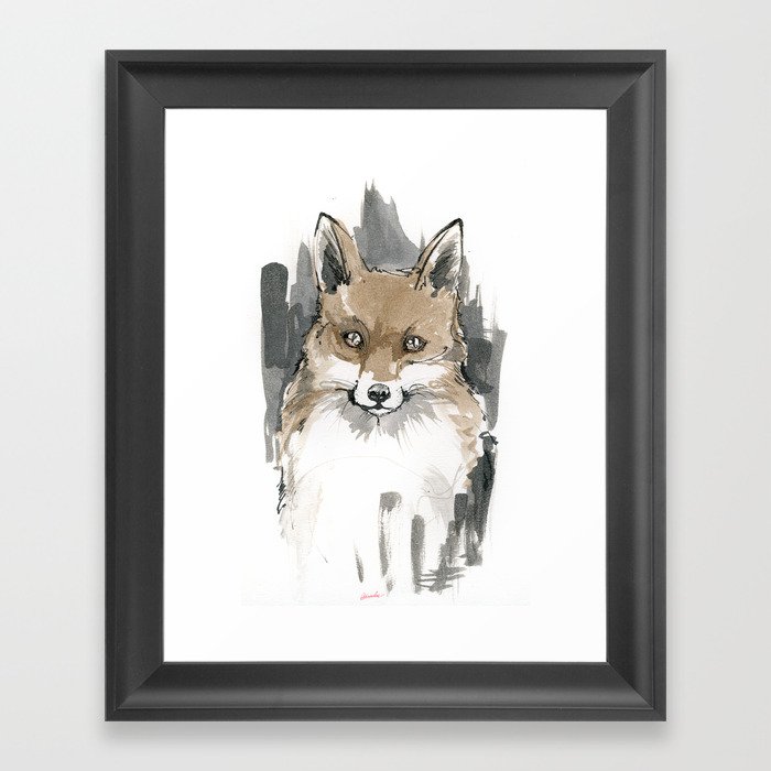 Fox Framed Art Print