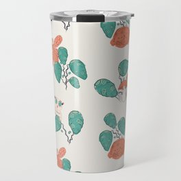 magic forest, fox, fairy, owl, gnome, mushroom Travel Mug