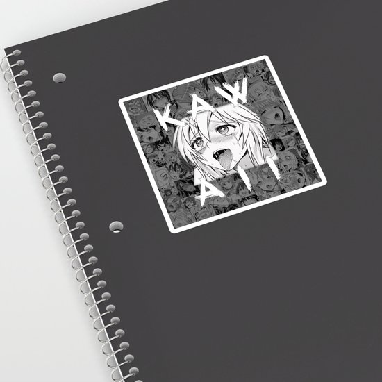 Ahegao Kawaii Sticker By Justl3vq4 Society6 Import png, make png transparent. ahegao kawaii sticker by justl3vq4