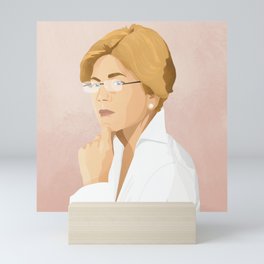 Elizabeth Warren Mini Art Print