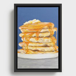PANCAKES WITH JESUS Framed Canvas