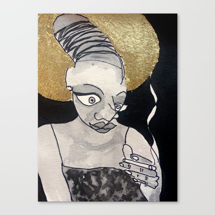 Saint Nina Simone Canvas Print