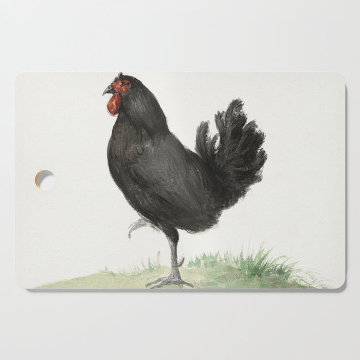 Standing black chicken (1775–1833) Cutting Board