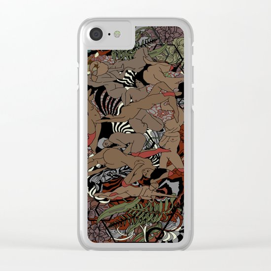 Beaded Nite Clear iPhone Case