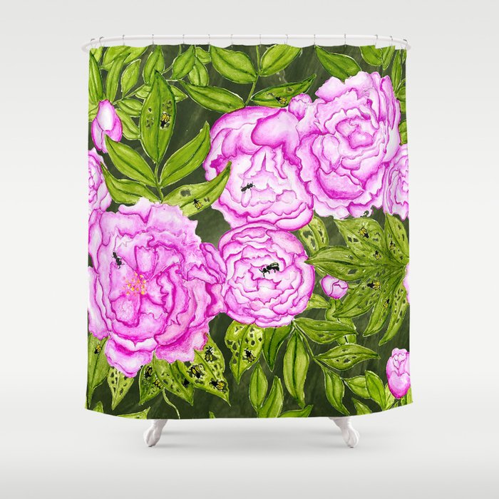 Peony Shower Curtain