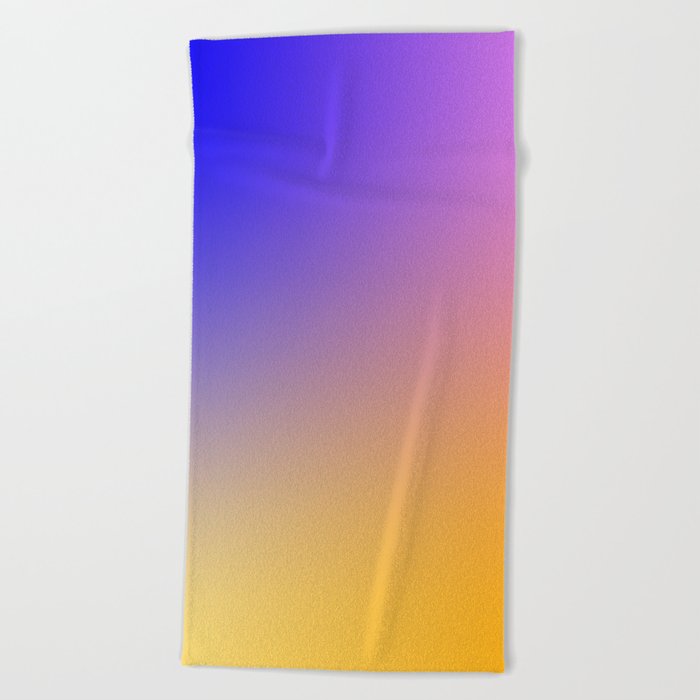 39 Rainbow Gradient Colour Palette 220506 Aura Ombre Valourine Digital Minimalist Art Beach Towel