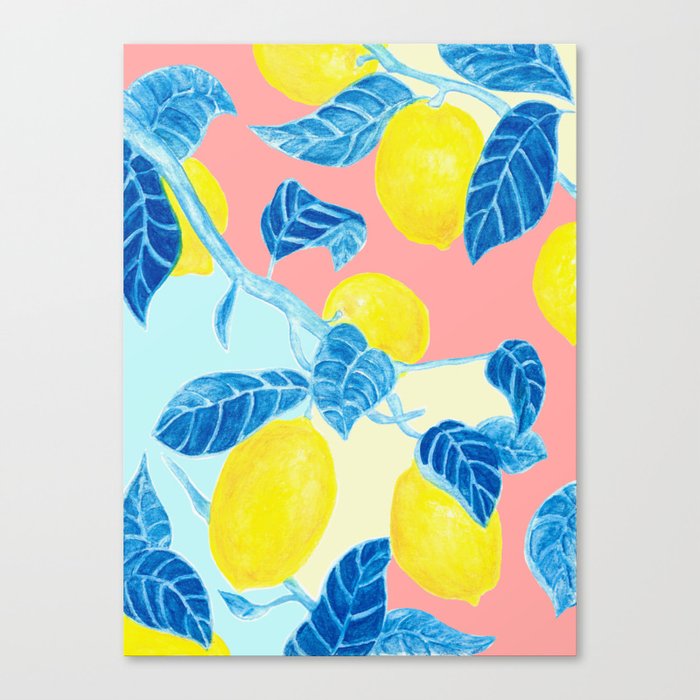 Fresh Lemon 1 Canvas Print