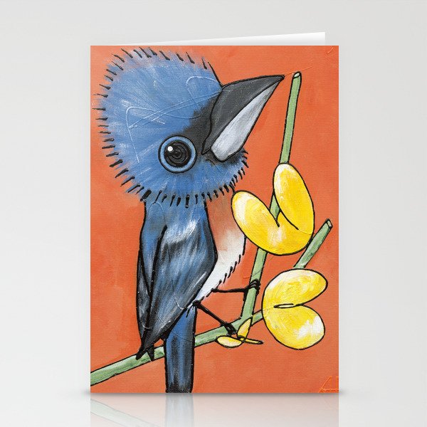 Ned the Blue Bird Stationery Cards