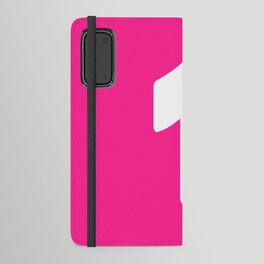 1 (White & Dark Pink Number) Android Wallet Case