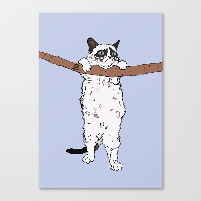 HANG IN THERE, GRUMPY! Canvas Print