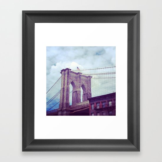 Brooklyn Bridge Framed Art Print