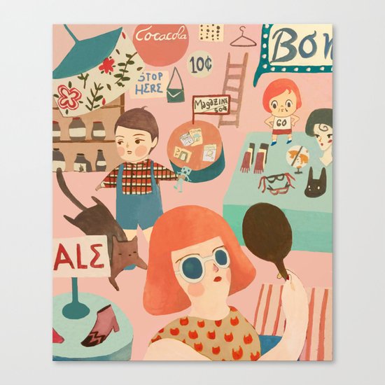Vintageshop Canvas Print
