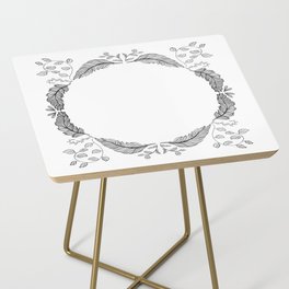 Feathered  Side Table