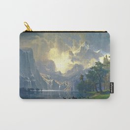 Bierstadt - Among the Sierra Nevada Mountains Carry-All Pouch