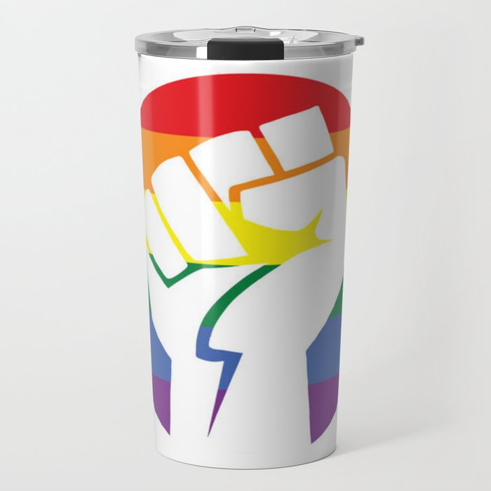 LGBTQ Power and Pride Travel Mug