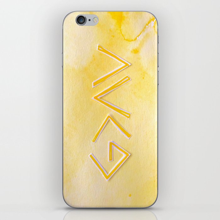 God Is Greater - YELLOW iPhone Skin