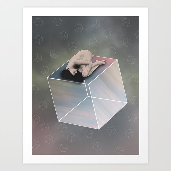 Cube Travel Art Print
