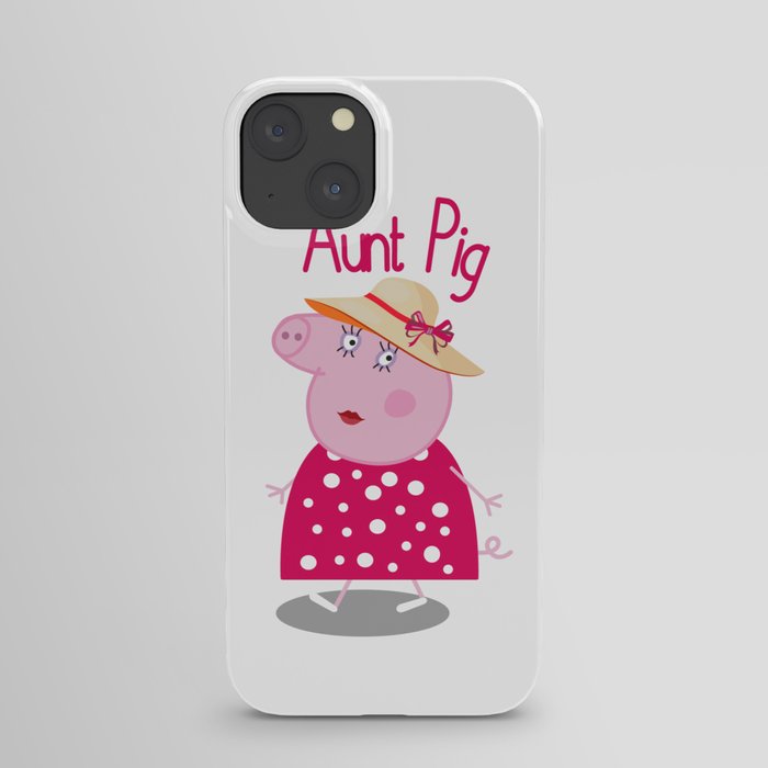 aunt Pig ,aunt Pig tee,Gift for aunt iPhone Case