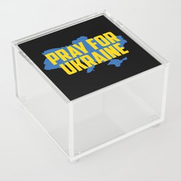 Pray For Ukraine Acrylic Box