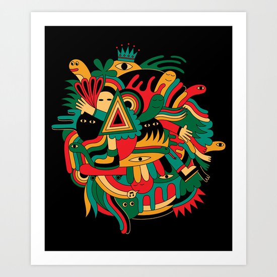 The world Art Print