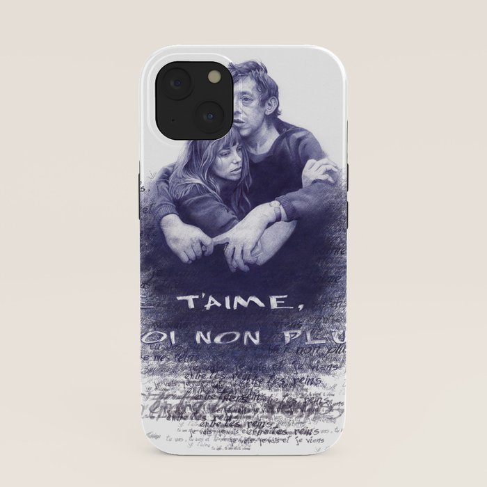 Je t aime Jane Birkin Serge Gainsbourg iPhone Case by Isabel