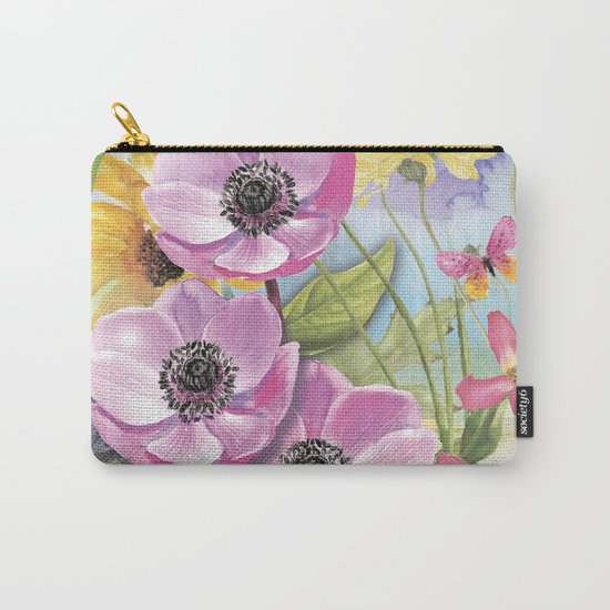 Macro Flower #18 Carry-All Pouch