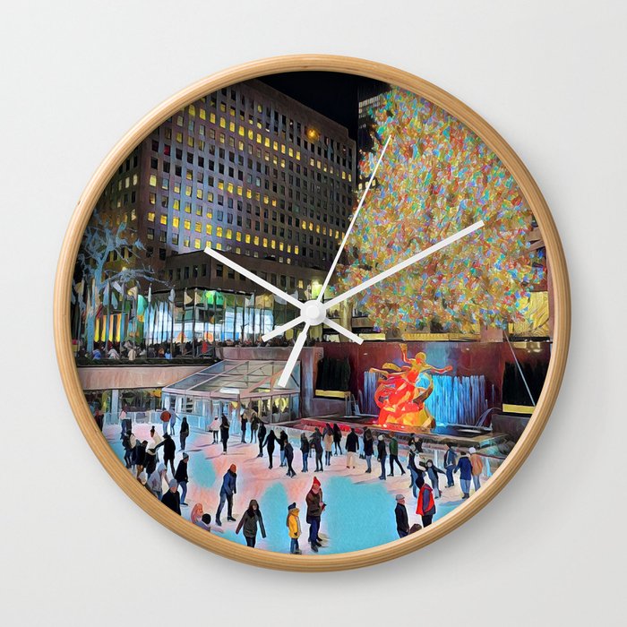 Christmas, New York City Wall Clock