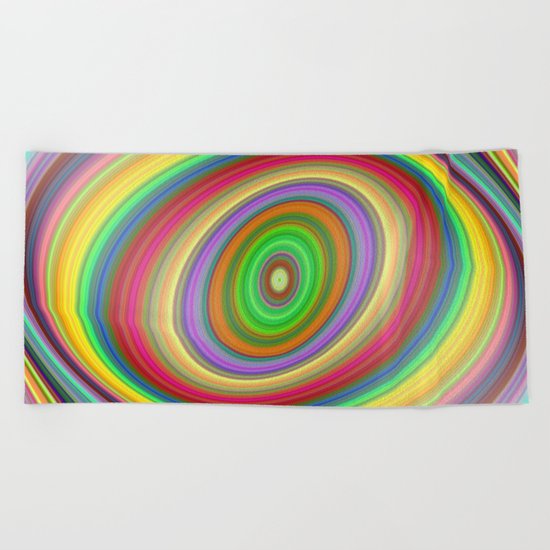 Happy brightness Beach Towel