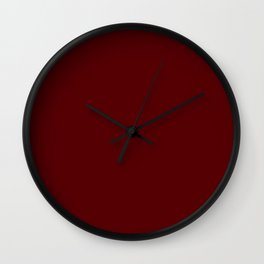 Monochrom red 85-0-0 Wall Clock