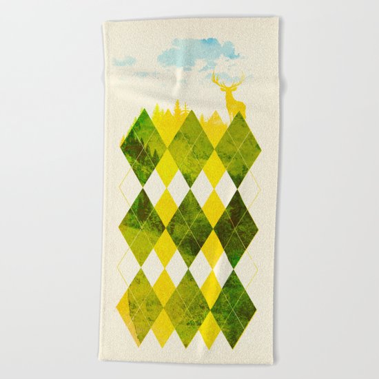 Elegant Forest Beach Towel