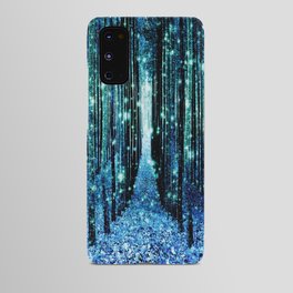 Magical Forest Teal Turquoise Android Case