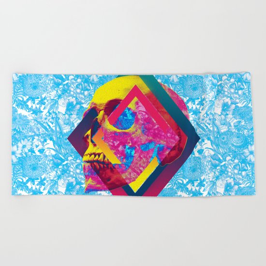 Lifeful Skull Beach Towel