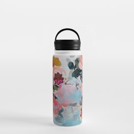 floral bloom abstract painting Water Bottle