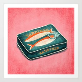 Sardines Art Print