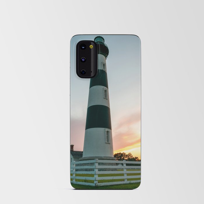 Bodie Island Lighthouse Outer Banks North Carolina Sunset OBX Photography Android Card Case