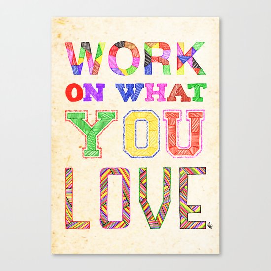 Life & Love Canvas Print