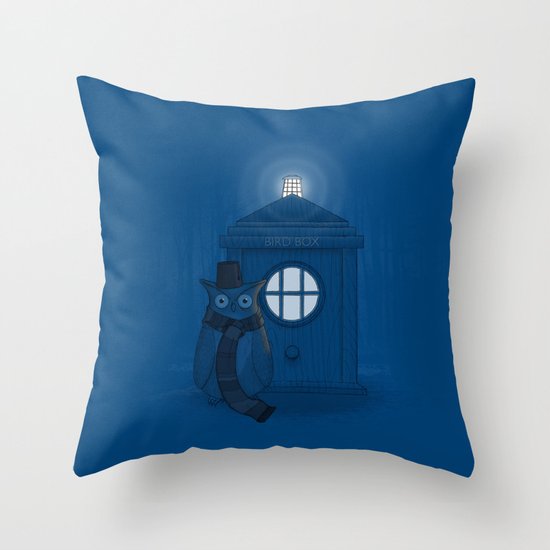 Dr Who Who? Throw Pillow