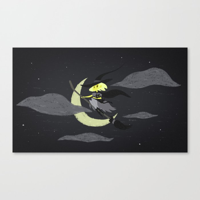 Lavinia the Yellow Witch Canvas Print