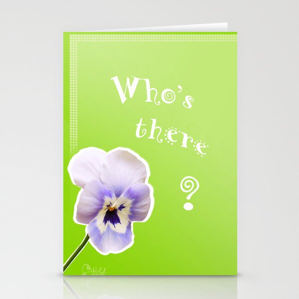 Who's there? Stationery Cards