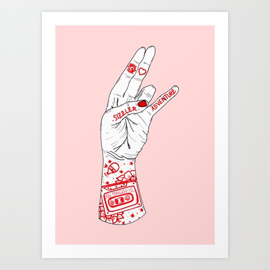 I Heart Adventure Art Print