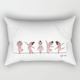 Little Ballerinas Rectangular Pillow