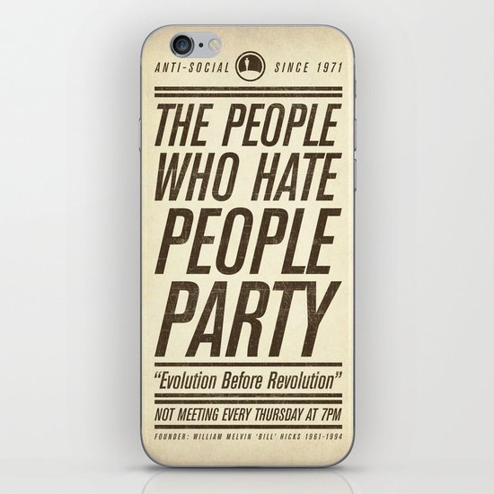 Don't Vote Now! iPhone & iPod Skin