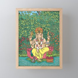 Ganesha - By the River Framed Mini Art Print