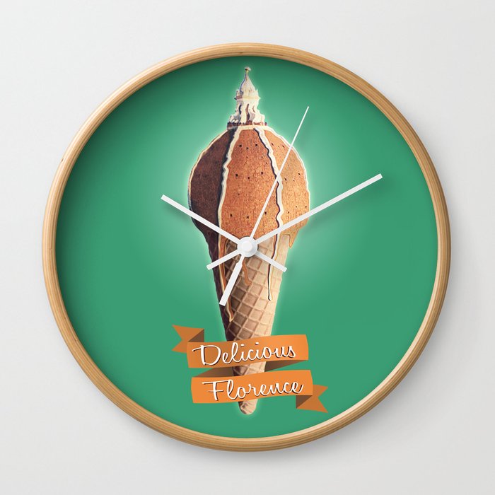 DELICIOUS FLORENCE Wall Clock