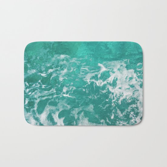 Bavaro Beach ocean waves Bath Mat