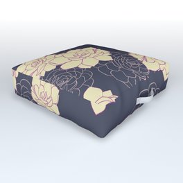 Lotus flower pattern Outdoor Floor Cushion